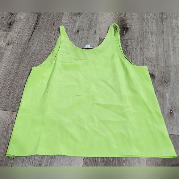 Diane Von Furstenberg Womens Silk Arista Sleeveless Tank Top Blue Size 12 - Picture 4 of 5